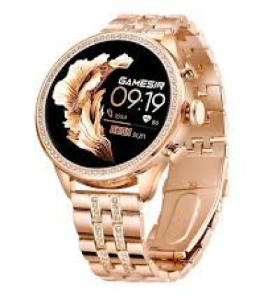 The Luxe Smartwatch: Floral Brilliance