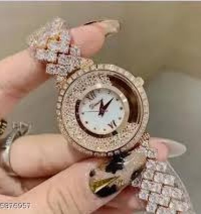 Rose Gold Crystal Cascade
